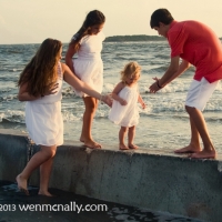 stylized family portrait beach outfits tybee