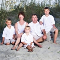family beach portrait