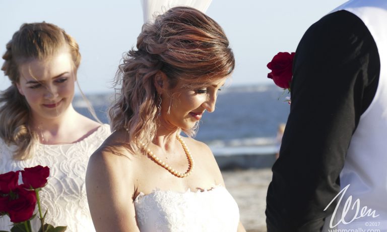 Simple Beach Ceremony on Tybee