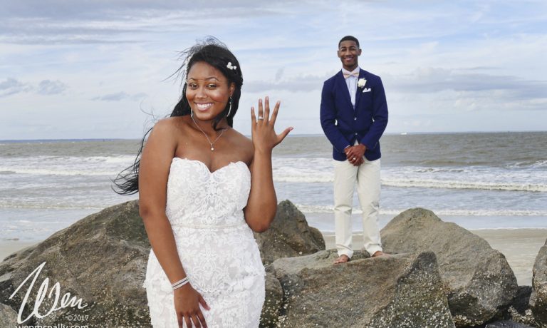 Darius and Shi’teria Tybee Wedding Ceremony