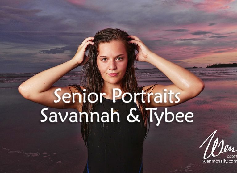 Senior Portraits Downtown Savannah and Tybee