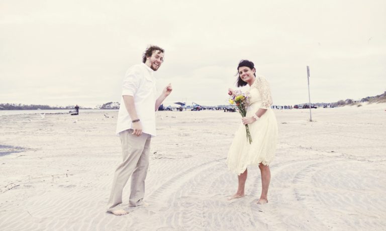 A Wedding Ceremony Within a Movie Set